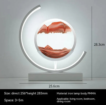 Chinese Style Hourglass Table Lamp