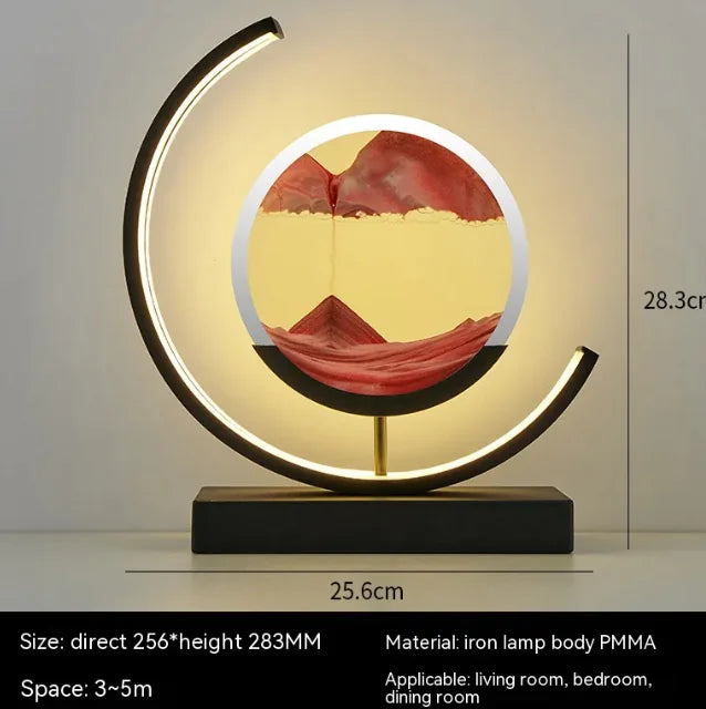 Chinese Style Hourglass Table Lamp