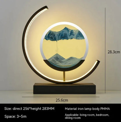 Chinese Style Hourglass Table Lamp