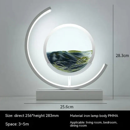 Chinese Style Hourglass Table Lamp