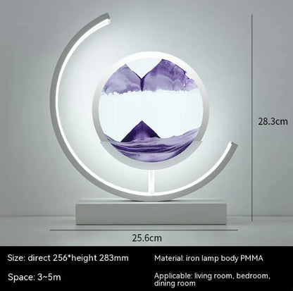 Chinese Style Hourglass Table Lamp